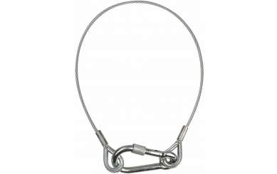 Showtec Safety Cable BGV-C1, 75 cm, 6mm 