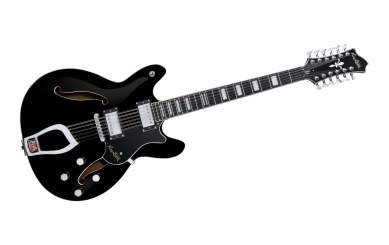 Hagstrom Viking 12 String in Black Gloss 