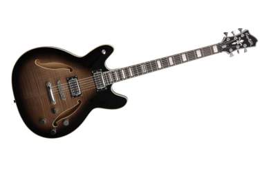 Hagstrom Viking Baritone in Cosmic Blackburst 
