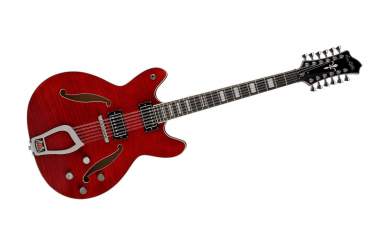 Hagstrom Viking 12 String in Wild Cherry Transparent 