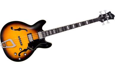 Hagstrom Viking Bass Lefthand Tobacco Sunburst 