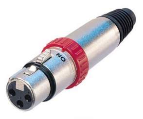 Neutrik NC 3 FXS - XLR Kupplung ON/OFF 3-pol. 