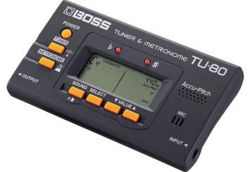 Boss TU-80 schwarz Demo-Ware 