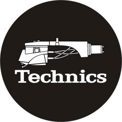 Magma LP-Slipmat Technics "Headshell 1", black/white (60644) 