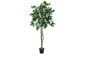 Europalms Bougainvillea, weiß, 150cm, Kunststoffpflanze 