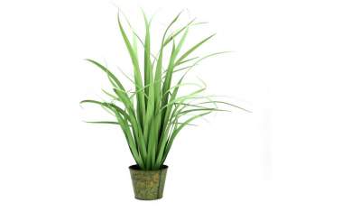 Europalms Yuccabusch, schmale Blätter, 80cm, Kunststoffpflanze 