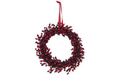 Europalms Beerenkranz gemischt 46cm, künstlich 