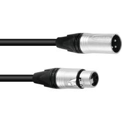 PSSO DMX Kabel XLR 3pol 0,5m sw Neutrik 