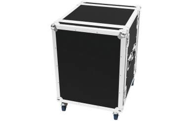 Roadinger Verstärkerrack PR-2, 14HE, 47cm Rollen 