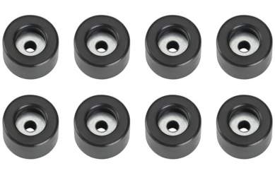 Adam Hall 4904 M 8 AH 8er Set Gummifuß 25 x 15 mm im Beutel 