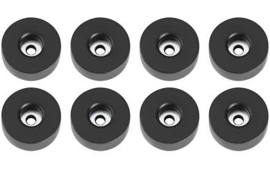 Adam Hall 4907 M 8 AH 8er Set Gummifuß 38 x 15 mm im Beutel 