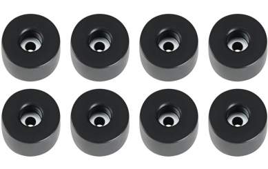 Adam Hall 4911 M 8 AH 8er Set Gummifuß 38 x 25 mm im Beutel 