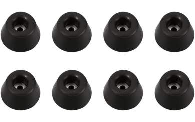 Adam Hall 4901 M 8 AH 8er Set Gummifuß 30 x 15 mm im Beutel 