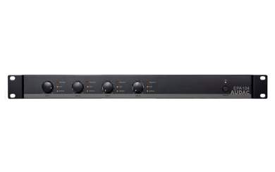 Audac EPA 104 4-Kanal-Endstufe, Class-D, 4 x 100 W - mit Frequenzweiche 