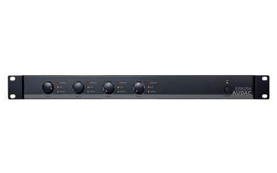 Audac EPA 254 4-Kanal-Endstufe, Class-D, 4 x 250 W - mit Frequenzweiche 