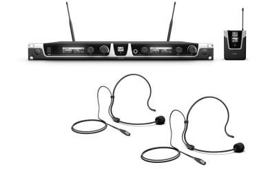 LD Systems U506 BPH 2 Funkmikrofon System mit 2 x Bodypack und 2 x Headset 