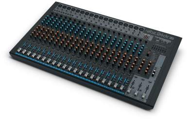 LD Systems VIBZ 24 DC 24-Kanal Mischpult mit DFX und Kompressor 