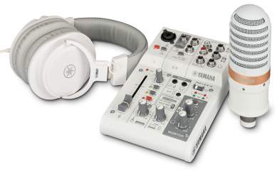 Yamaha AG03 MK2 LSPK Live Streaming Package, weiß 