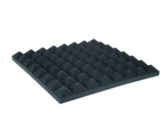 Eurolite Akustikschaumstoff Pyramide 50mm, 50x50cm 