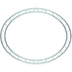 Alutruss Bilock Vollkreis d=4m (innen) hor. 4 tlg. 