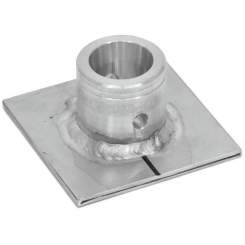 Alutruss Singlelock Bodenplatte  SBP (eckig) 