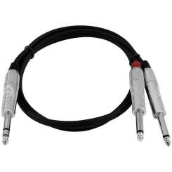 Omnitronic Adapterkabel Klinke / 2 x Klinke 3m 