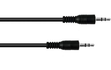 Omnitronic Mini Klinkenkabel 3,5 stereo 3m schwarz 
