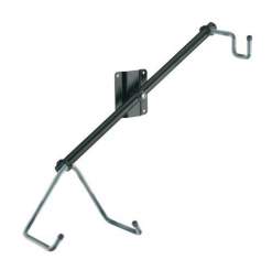 K&M 16296 A-Gitarrenwandhalter, schwarz 