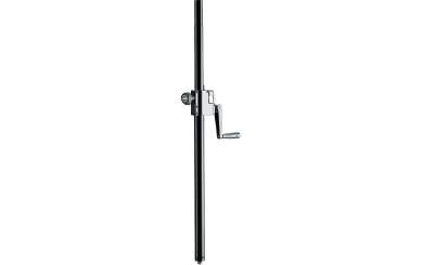 K&M 21339 Distanzrohr mit Kurbel, schwarz 