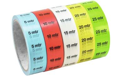 Eurolite Set 5x Kabelmarkierung, je 25mm x 33m 