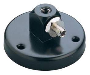 K&M 221 c Tischflansch, schwarz 