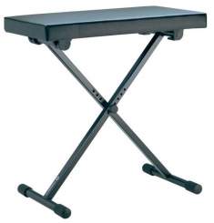K&M 14065 Keyboardbank, schwarz Kunstleder 
