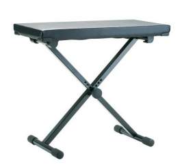 K&M 14075 Keyboardbank, schwarz Kunstleder 