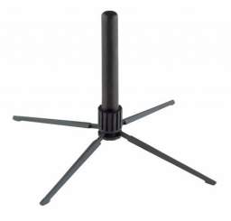 K&M 15232 Flötenständer, schwarz 