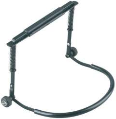 K&M 16416 Mundharmonikahalter, schwarz 