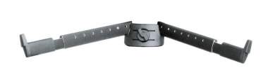 K&M 18866 Auflagearme-Set B, schwarz eloxiert 
