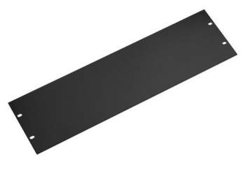K&M 28220 19"-Blende, schwarz, 2 HE, 0,24 kg 