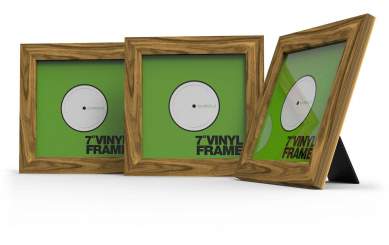 Glorious Vinyl Frame Set 7" Rosewood, 3er Pack 