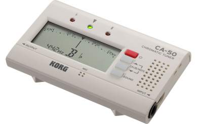 Korg CA-50 Tuner, weiß 