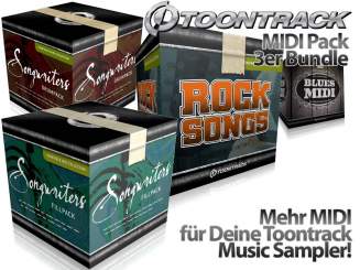ToonTrack MIDI-Pack 3er Bundle (Licence Key) 