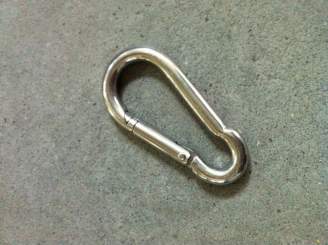 Karabinerhaken, Edelstahl 8 x 80mm 