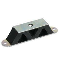 Adam Hall 87712 Weicher Schwingmetallpuffer für 87700 19" Schock Mount Rahmen 