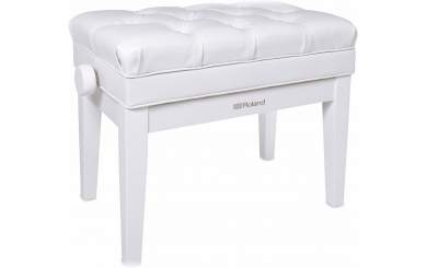 Roland RPB-500PW Klavierbank mit Staufach, Polished White 