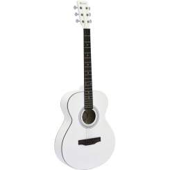 Dimavery AW-303 Western-Gitarre, weiß 