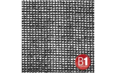 Adam Hall 0158100 B Gaze Typ 203 unkonfektioniert 3m schwarz, Laufmeter 