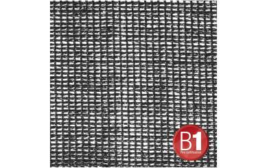 Adam Hall 0157100 B Gaze Typ 202 unkonfektioniert 3m schwarz, Laufmeter 