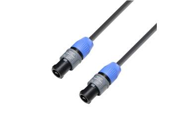 Adam Hall K5 S215 SS 0500 Lautsprecherkabel 2 x 1,5 mm² Neutrik Speakon 2-Pol, 5m 