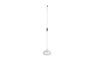 Gravity MS 23 W Mikrofonständer gerade mit Tellerfuß weiß 