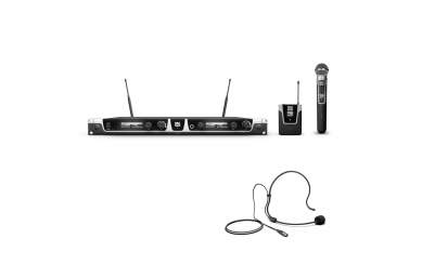 LD Systems U505 HBH 2 Funkmikrofon System mit Bodypack, Headset und Handmikrofon dynamisch 