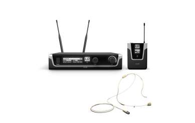 LD Systems U518 BPHH Funkmikrofon System mit Bodypack und Headset beigefarben 